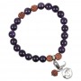 Armband - Edelsteinmala - Amethyst (Sahasrara; Kronen-Chakra)