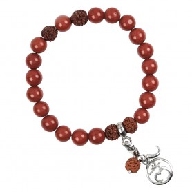 Armband - Edelsteinmala - Jaspis rot (Muladhara