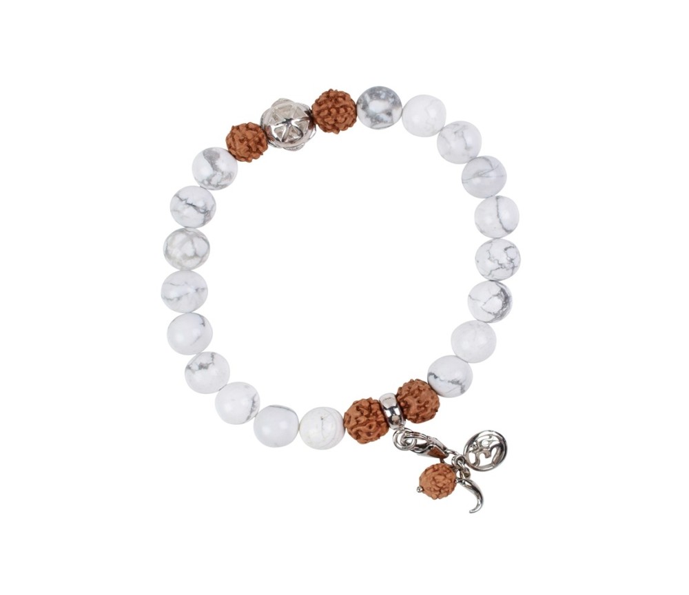 Armband - Edelsteinmala - Magnesit (Gelassenheit)