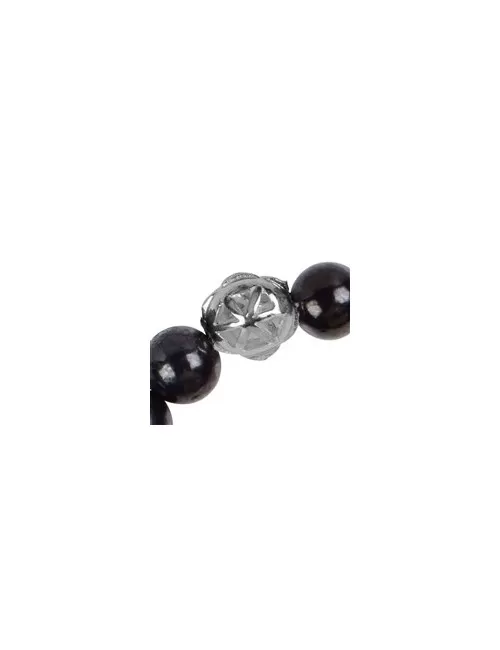 Armband - Edelsteinmala - Schungit (stab.)