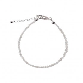 Armband - Rohkristalle Diamant (silber)