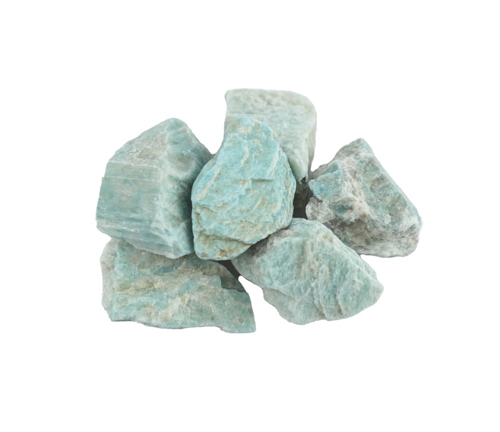 Heilsteine & Edelsteine - Dekosteine - Amazonit (hell), 03 - 05cm - 1Kg Beutel