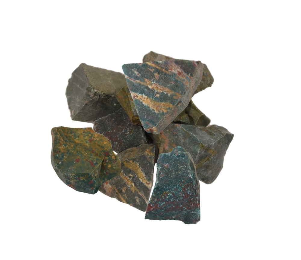 Heilsteine & Edelsteine - Dekosteine - Heliotrop, 4,0 - 5,0cm - 1kg Beutel - 1Kg Beutel