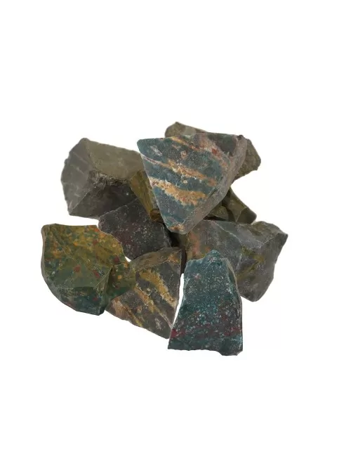 Heilsteine & Edelsteine - Dekosteine - Heliotrop, 4,0 - 5,0cm - 1kg Beutel - 1Kg Beutel