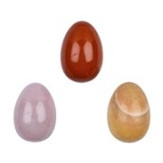 Heilsteine & Edelsteine - Eier - 6er Set in Geschenkbox - gemischte Steinsorten