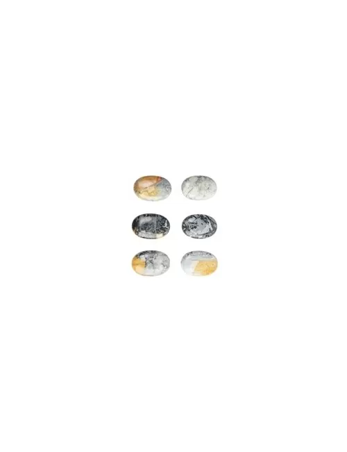 Heilsteine & Edelsteine - Linsenstein - Maligano-Jaspis
