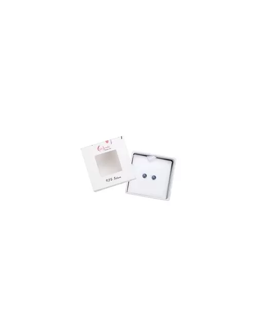 Heilsteine & Edelsteine - Ohrstecker - Sodalith, Kugel, 4mm, rhodiniert