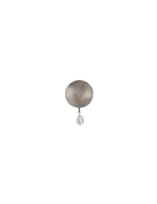 Heilsteine & Edelsteine - Ohrstecker - für Wechselkomponenten, 1,5cm, matt, rhodiniert