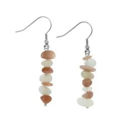 Ohrringe - Barock Classic - Mondstein Intuition , 1-reihig