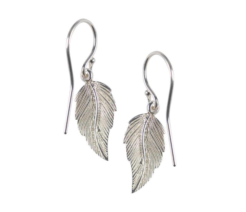 Ohrringe - Schwalbenfeder, 3,2cm  - 925 Silber