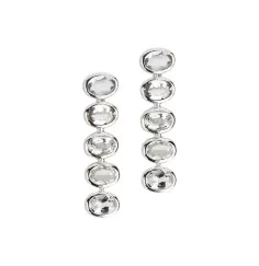 Ohrringe - Topas (4 x 6mm) facettiert, 3,0cm