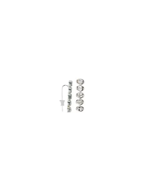 Ohrringe - Topas (4 x 6mm) facettiert, 3,0cm