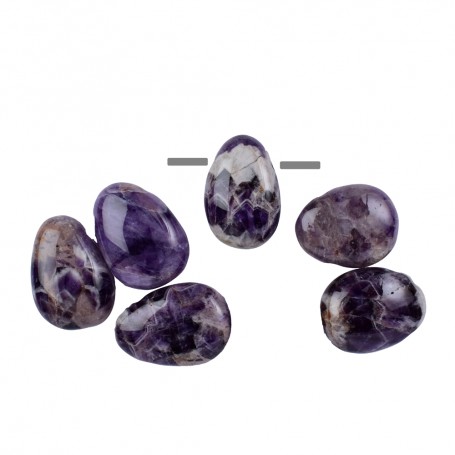 Heilsteine & Edelsteine - Trommelstein - Amethyst gebohrt