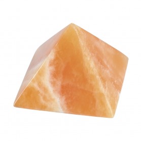 Heilsteine & Edelsteine  - Pyramide Calcit (Orangencalcit) ca. 8cm