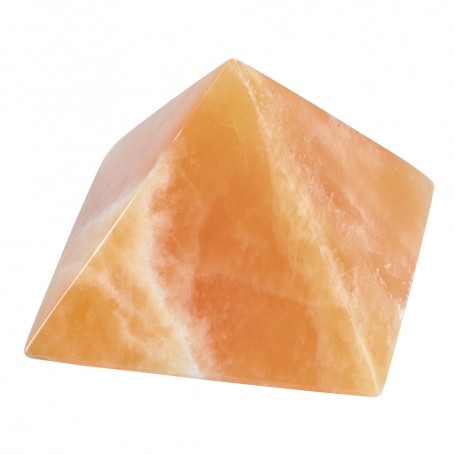 Heilsteine & Edelsteine  - Pyramide Calcit (Orangencalcit) ca. 10cm