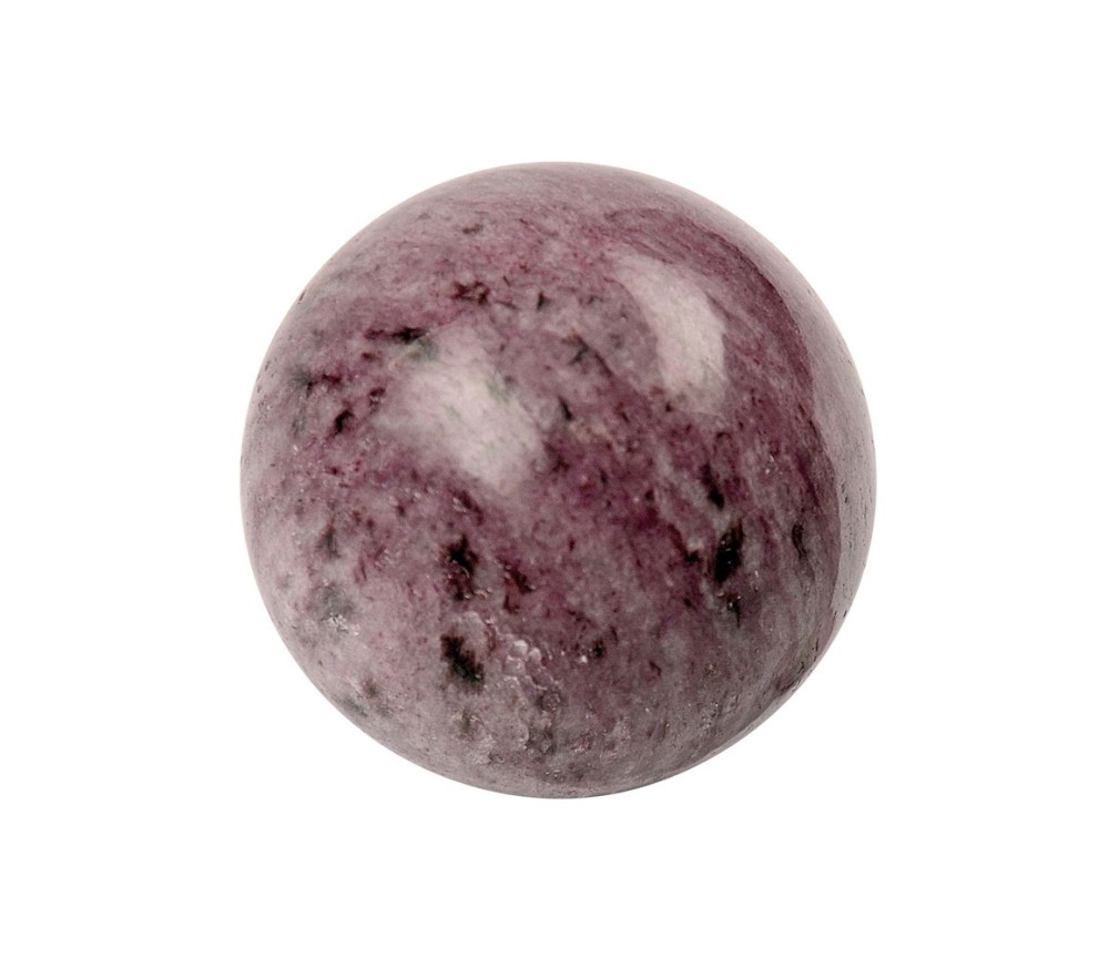 Heilsteine & Edelsteine - Massage-Kugel Piemontitquarz in Geschenkschachtel, 04cm