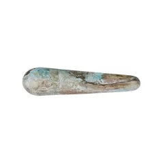 Heilsteine & Edelsteine - Massagegriffel Calcit (Karibikcalcit), 11-13 x 2-3cm