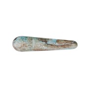 Heilsteine & Edelsteine - Massagegriffel Calcit (Karibikcalcit), 11-13 x 2-3cm