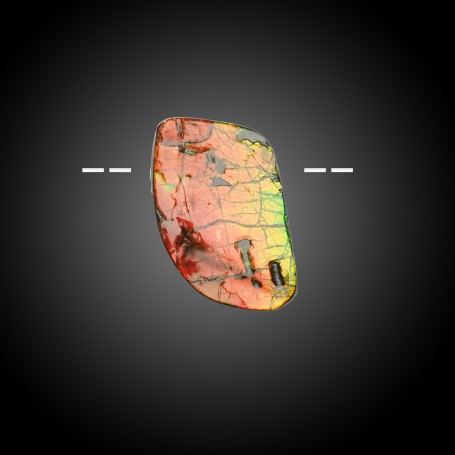 Heilsteine & Edelsteine - Anhänger - Ammolith gebohrt - Unikat -085