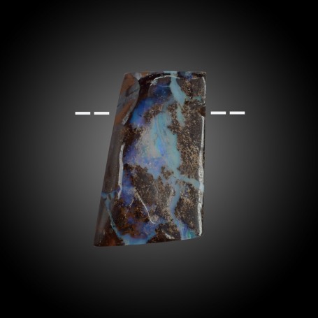 Heilsteine & Edelsteine - Anhänger - Boulder-Opal Australien gebohrt - Unikat -205