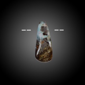 Heilsteine & Edelsteine - Anhänger - Boulder-Opal Australien gebohrt - Unikat -240
