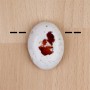 Heilsteine & Edelsteine - Anhänger - Cabochon Feueropal gebohrt - Unikat -006