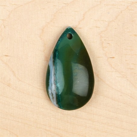 Heilsteine & Edelsteine - Anhänger - Cabochon Gem Silica gebohrt - Unikat -004