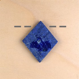 Heilsteine & Edelsteine - Anhänger - Cabochon roh/poliert Lapis Lazuli gebohrt - Unikat -006