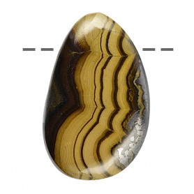 Heilsteine & Edelsteine - Anhänger - Cabochon Schalenblende gebohrt