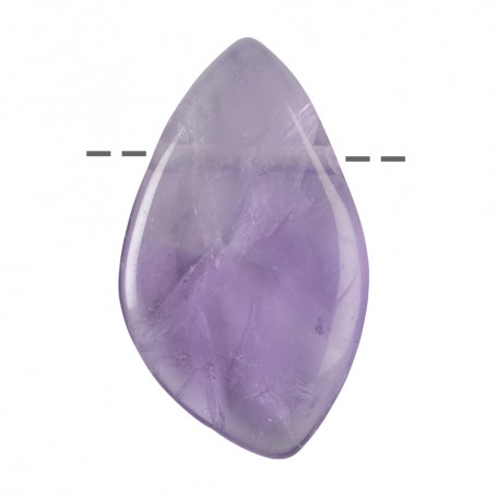 Heilsteine & Edelsteine - Anhänger - Freeform Amethyst B gebohrt