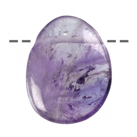 Heilsteine & Edelsteine - Anhänger - Freeform Amethyst gebohrt