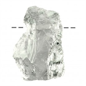 Heilsteine & Edelsteine - Anhänger - Rohkristall Bergkristall gebohrt