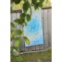 The Spirit of OM - Frottee-Strandtuch - Faszination 90 x 180cm - Blue Lagoon