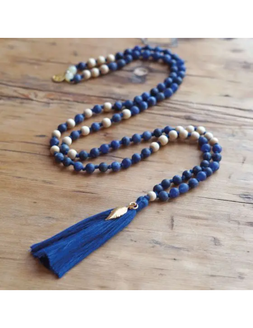 Spirit of OM - Kette - Mala Sodalith