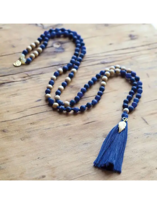 Spirit of OM - Kette - Mala Sodalith