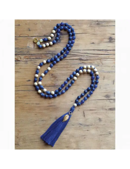 Spirit of OM - Kette - Mala Sodalith