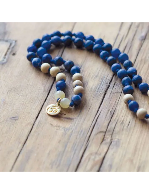 Spirit of OM - Kette - Mala Sodalith