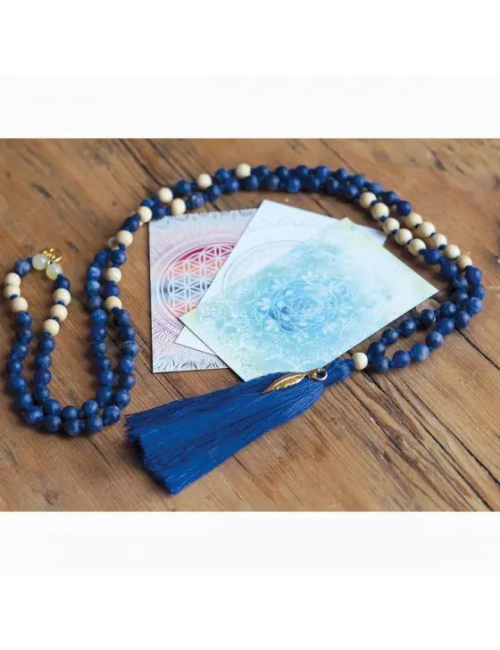 Spirit of OM - Kette - Mala Sodalith