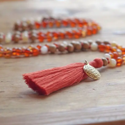 Spirit of OM - Kette - Mala Carneol