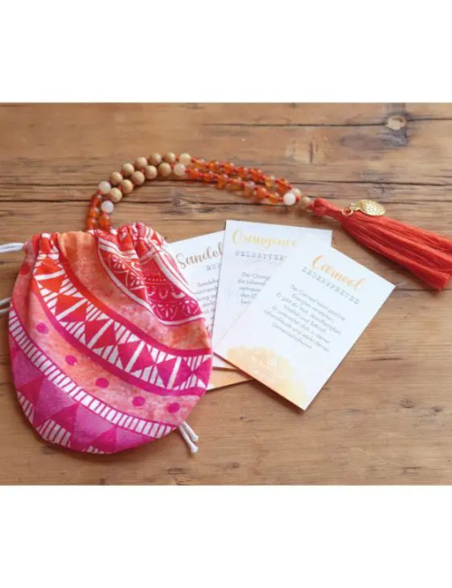 Spirit of OM - Kette - Mala Carneol