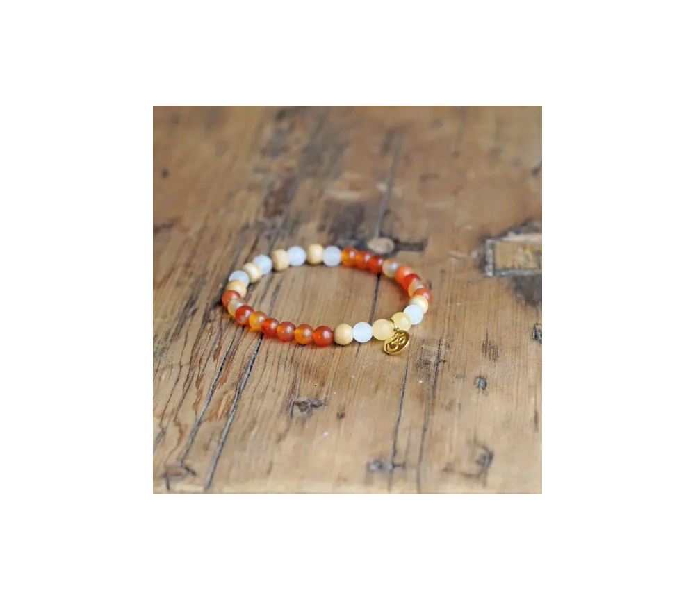 Spirit of OM - Armband Carneol