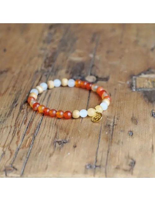 Spirit of OM - Armband Carneol
