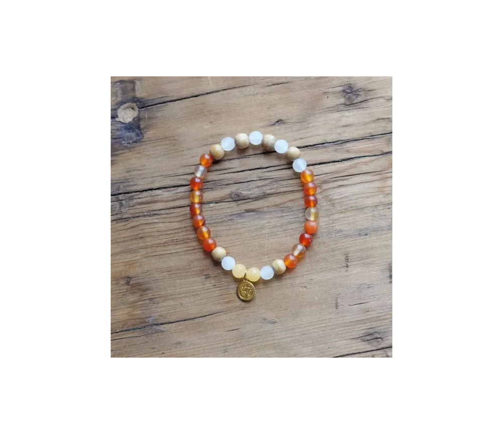 Spirit of OM - Armband Carneol