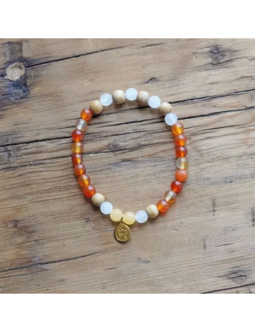 Spirit of OM - Armband Carneol