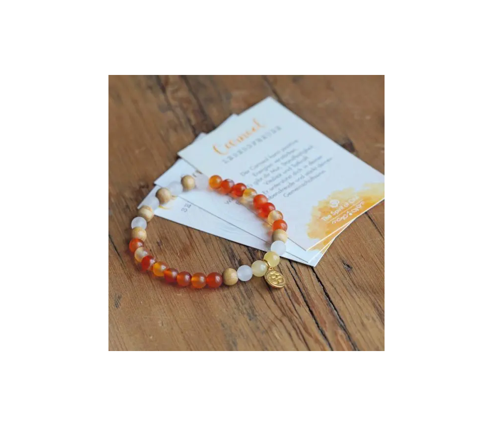 Spirit of OM - Armband Carneol