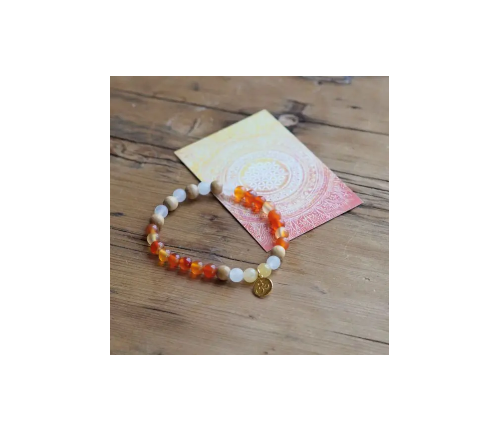 Spirit of OM - Armband Carneol