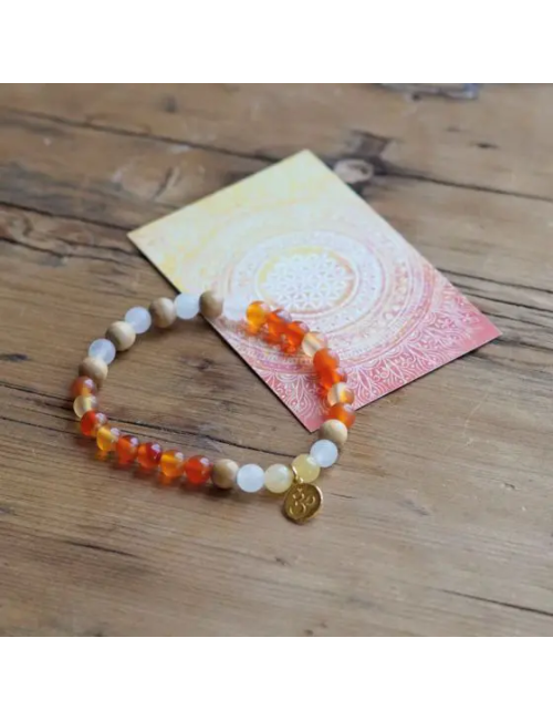 Spirit of OM - Armband Carneol