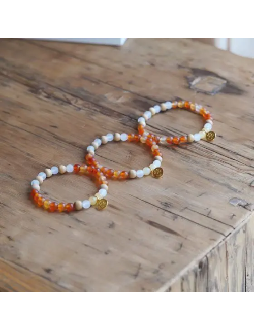 Spirit of OM - Armband Carneol