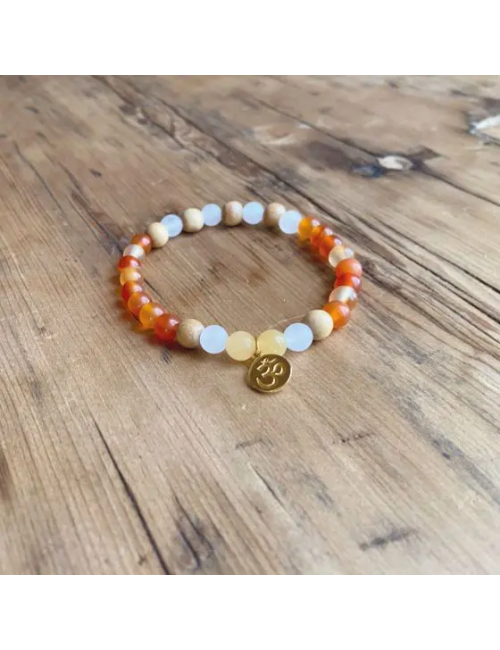 Spirit of OM - Armband Carneol