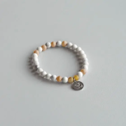 Spirit of OM - Armband Howlith